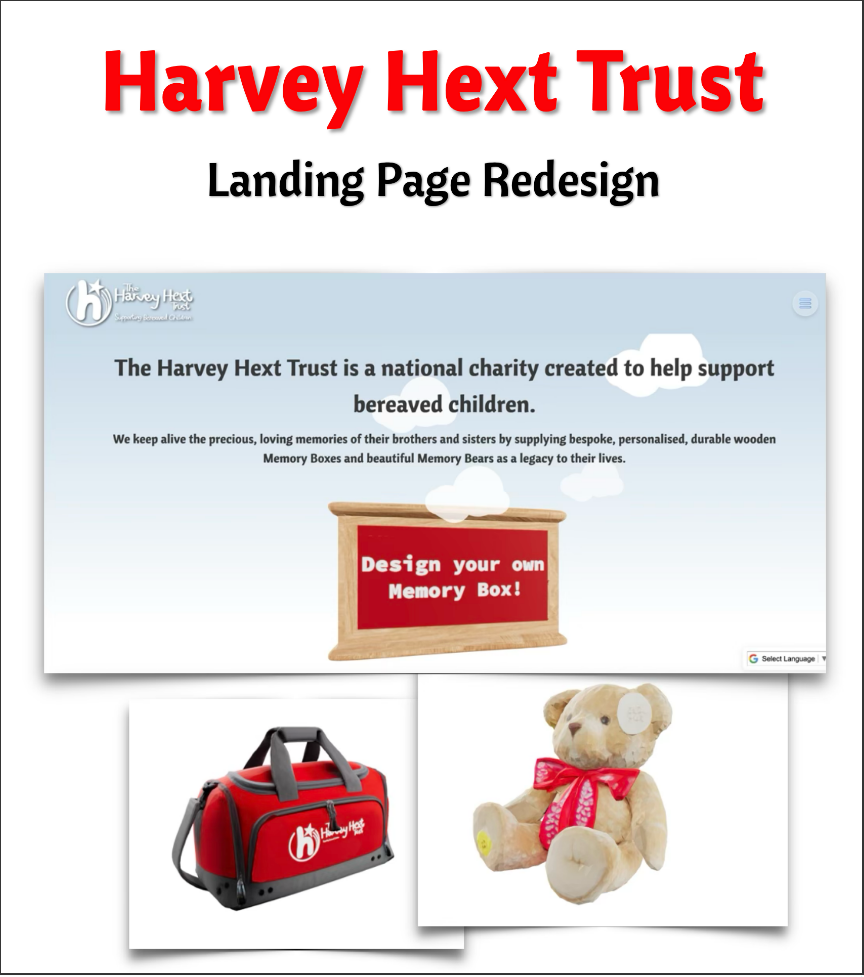 Harvey Hext Trust landing page
